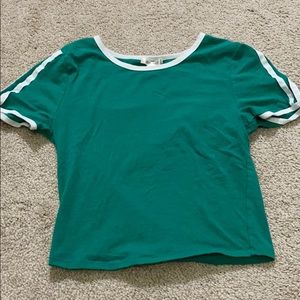 Green Crop Top T-shirt